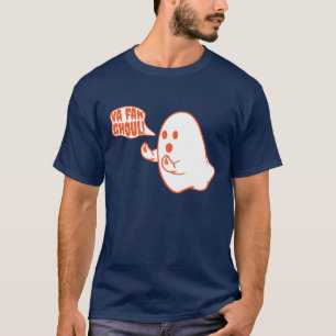 Camiseta Va Fan Ghoul Para Homens Dia de as Bruxas engraçad