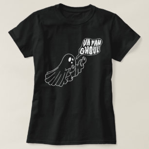 Camiseta Va Fan Ghoul Para Homens Dia de as Bruxas engraçad