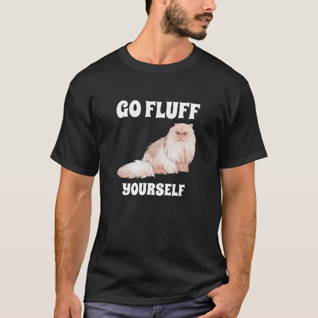 Camiseta Vá Fluxar-Se Gato (Frente)