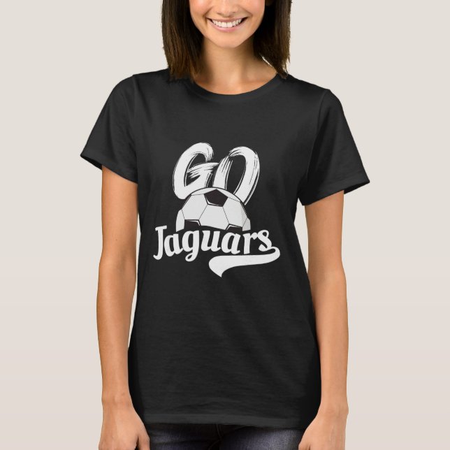 Camiseta Vá Jaguars Futebol Ll Espírito de Equipe Apoio à F (Frente)