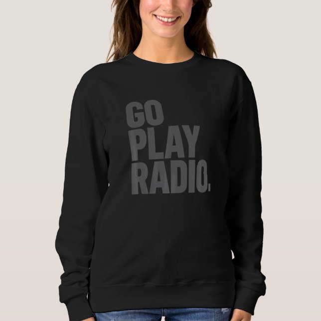 Camiseta Vá Jogar Rádio Rádio Amador (Frente)