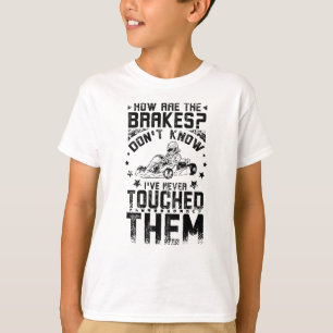 Camiseta Vá Kart Nunca Toque Nos Travões