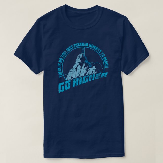 Camiseta Vá Mais Alto (Frente do Design)