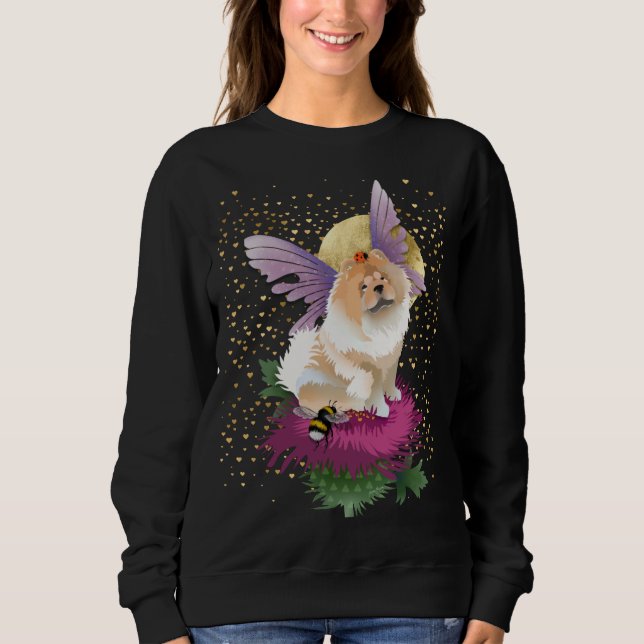 Camiseta VÁ-ME ATÉ À LUA - Chow Sweatshirt blor what (Frente)