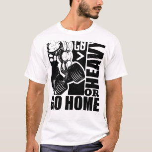 Camiseta Vá para casa ou vá para casa - Construção de barco