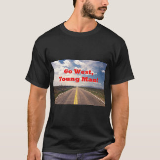 Camiseta Vá para o Oeste, Jovem!