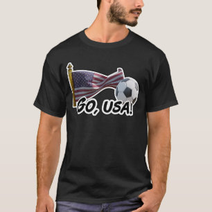 Camiseta Vá, USA Soccer Fan