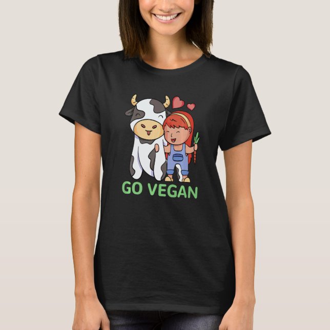 Camiseta Vá Vegano Veggie Vegano (Frente)