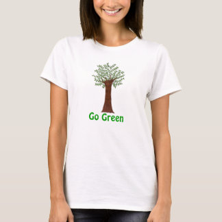 Camiseta Vá Verde - Árvore Folhosa
