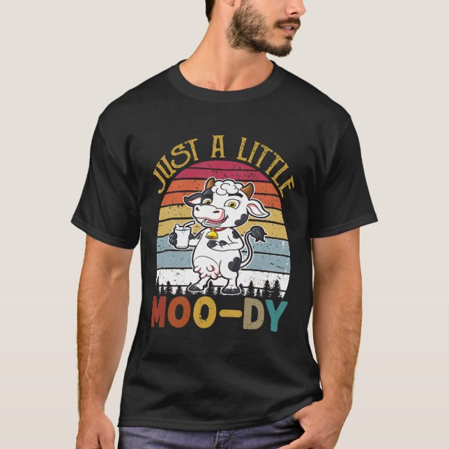 Camiseta Vaca Acaba de Moo Dy Vaca Pouco (Frente)