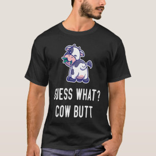 Camiseta Vaca Adivinha O Que Bunda De Vaca Mulheres Meninas