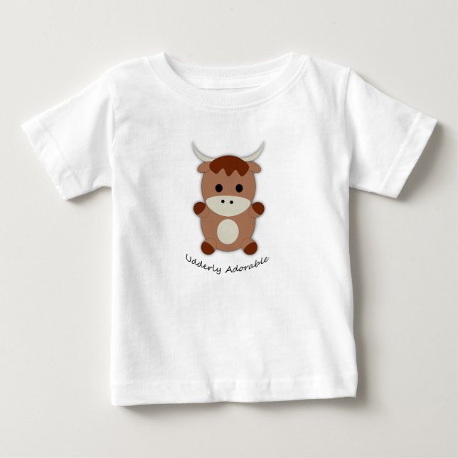 Camiseta Vaca Adorável (Frente)
