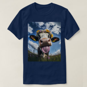 Camiseta Vaca alegre no Bloom
