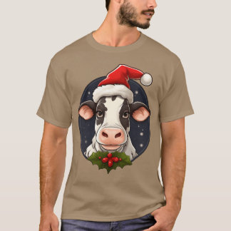 Camiseta Vaca amigos de Natal