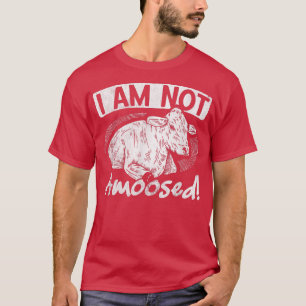 Camiseta Vaca Animal De Criação De Agricultores Não Amusada