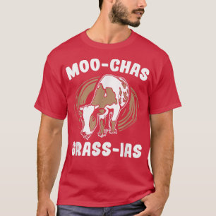 Camiseta Vaca Animal de criação de criação de gado Moo Gras