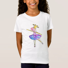 Camiseta Vaca Ballerina Branca