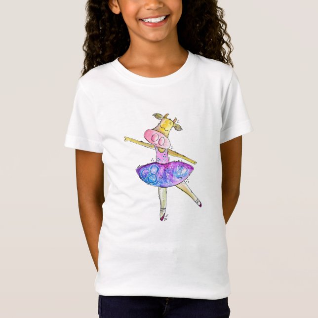 Camiseta Vaca Ballerina Branca (Frente)