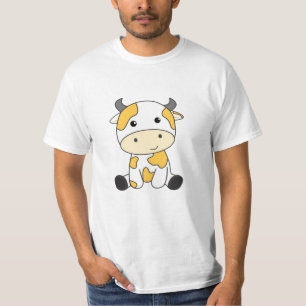 Camiseta Vaca Banana Kawaii Retro Vacas Bananas Japonesas