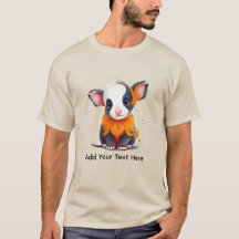 Vaca bebê engraçada personalizável
