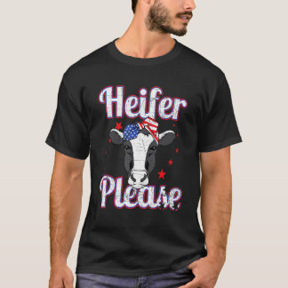 Camiseta Vaca Bezerra Aflita Por Favor Animal de Fazenda