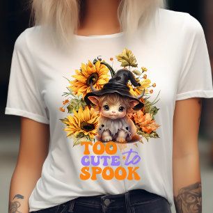 Camiseta Vaca Bonita A Bonita E Bonita De Halloween-Pumpkin