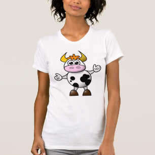 Camiseta Vaca branca