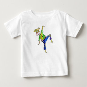 Camiseta Vaca branca dançante