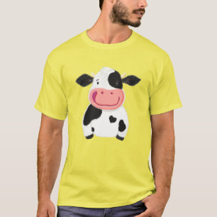 Camiseta Vaca Branca de Holstein