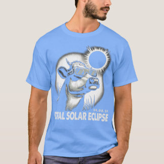 Camiseta Vaca Celestial Eclipse Trendy Tee para Entusiastas