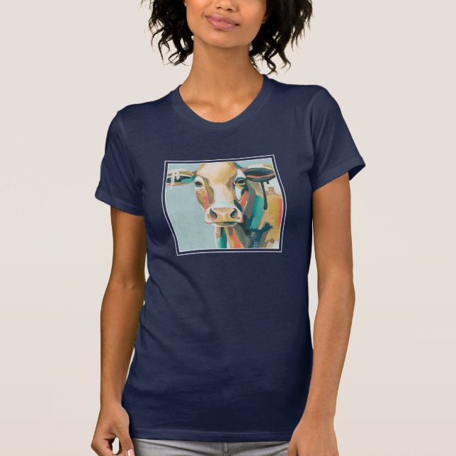 Camiseta Vaca Colorida (Frente)