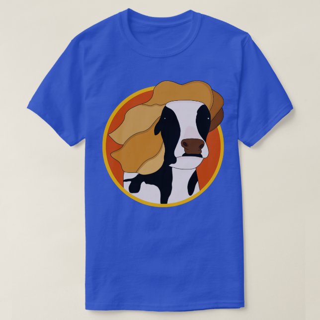 Camiseta Vaca com Loira (Frente do Design)