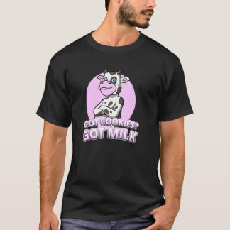 Camiseta Vaca Complacente Ganhou Biscoitos