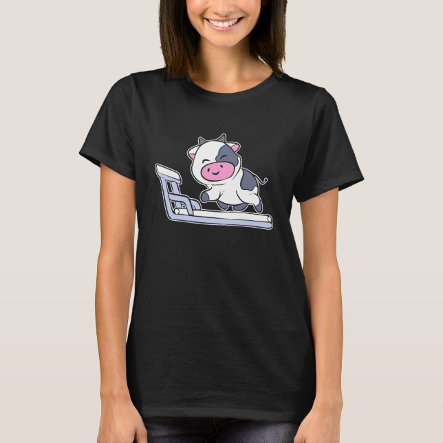 Camiseta Vaca Correndo Corredor ou Atleta (Frente)