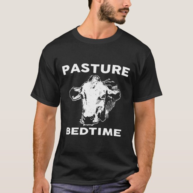 Camiseta Vaca da Hora de Dormir no Pasto V2 (Frente)