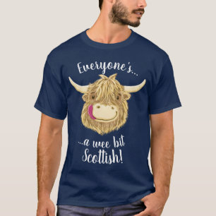 Camiseta Vaca das montanhas dos desenhos animados, todos