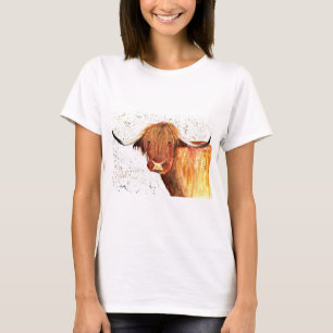 Camiseta vaca das terras altas