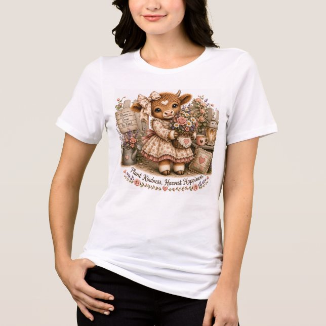 Camiseta Vaca das Terras Altas - Bondade (Frente)