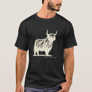 Camiseta Vaca das Terras Altas de Cattle Creek