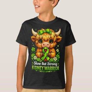 Camiseta Vaca das Terras Altas guerreira renal lenta mas fo