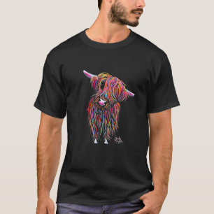 Camiseta VACA DAS TERRAS ALTAS IMPRESSÃO ANIMAL PRINT ' BoL