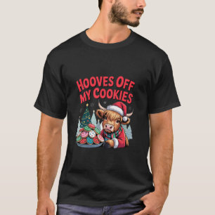 Camiseta Vaca das Terras Altas Natal Engraçado Amante de Va