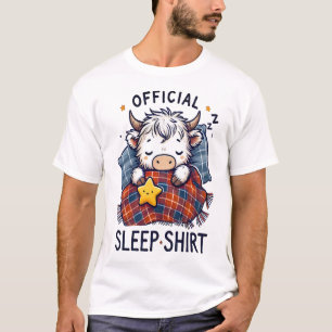 Camiseta Vaca das Terras Altas Png, Oficial Sleep Png