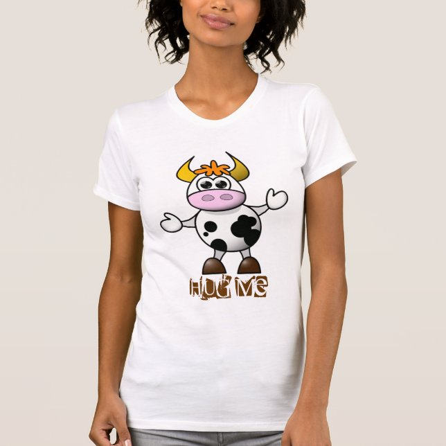 Camiseta Vaca de Abraço Bonito (Frente)