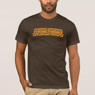 Camiseta Vaca de Brown da galinha de Brown