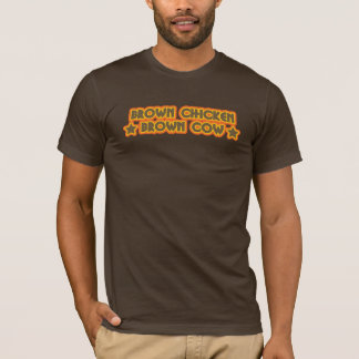 Camiseta Vaca de Brown da galinha de Brown