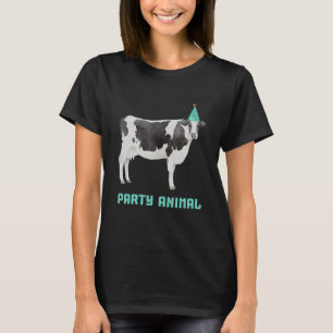 Camiseta Vaca de Festa Bovina de Aniversário