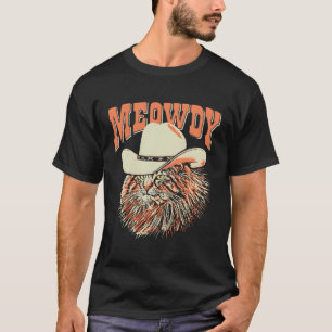 Camiseta Vaca De Gato De Música Do País Meowdy