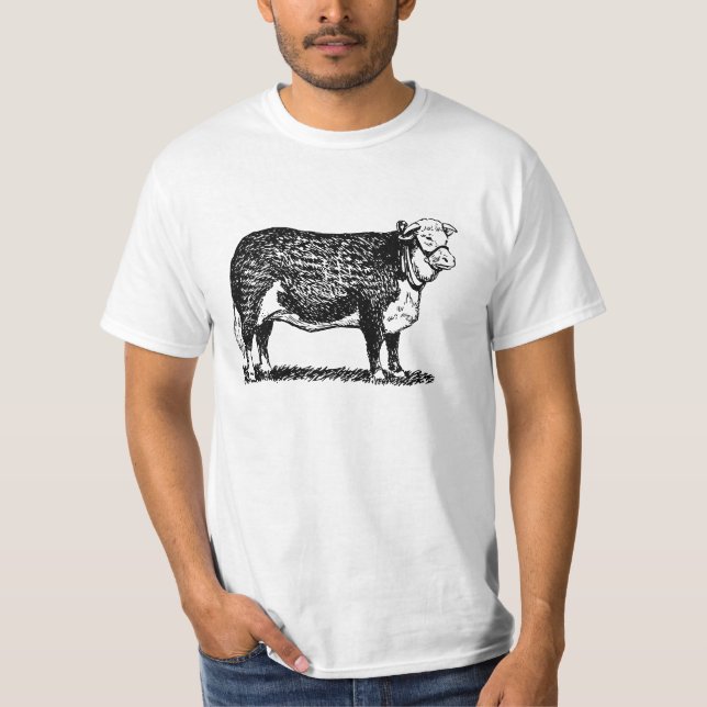 Camiseta Vaca de Hereford (Frente)
