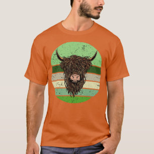 Camiseta Vaca de Highland escocesa